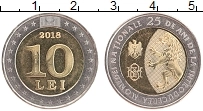 Продать Монеты Молдавия 10 лей 2018 Биметалл