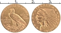 Продать Монеты США 2 1/2 доллара 1910 Золото