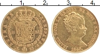 Продать Монеты Испания 80 реалов 1845 Золото