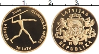 Продать Монеты Латвия  1999 Золото