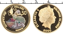 Продать Монеты Соломоновы острова 50 долларов 2000 Золото