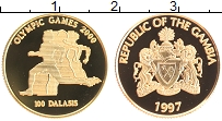 Продать Монеты Гамбия 100 даласи 1997 Золото