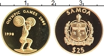 Продать Монеты Самоа 25 тала 1998 Золото