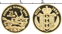 Продать Монеты Ниуэ 25 долларов 1998 Золото