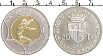 Продать Монеты Андорра 20 динерс 1998 Серебро