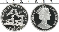 Продать Монеты Гибралтар 1 крона 1999 Серебро