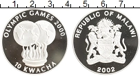 Продать Монеты Малави 10 квач 2002 Медно-никель