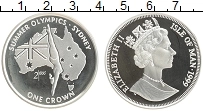 Продать Монеты Остров Мэн 1 крона 1999 Серебро