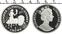 Продать Монеты Гибралтар 1 крона 1999 Серебро