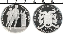 Продать Монеты Бенин 1000 франков 1997 Серебро