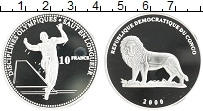 Продать Монеты Конго 10 франков 2000 Серебро