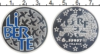 Продать Монеты Франция 6,55957 франка 2001 Серебро