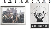 Продать Монеты Конго 240 франков 2012 Посеребрение