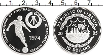Продать Монеты Либерия 10 долларов 2005 Серебро