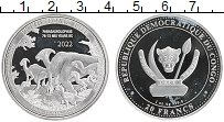 Продать Монеты Конго 20 франков 2022 Серебро