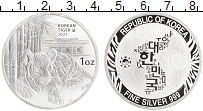 Продать Монеты Южная Корея 1 унция 2021 Серебро