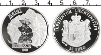 Продать Монеты Лихтенштейн 20 евро 1998 Серебро