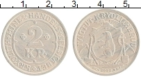 Продать Монеты Гренландия 2 кроны 1922 Медно-никель