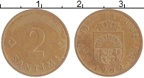 Продать Монеты Латвия 2 сантима 1992 Бронза