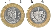 Продать Монеты Куба 5 сентаво 1996 Биметалл
