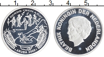 Продать Монеты Аруба 5 флоринов 2009 Серебро