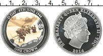 Продать Монеты Тристан-да-Кунья 1 крона 2014 Посеребрение