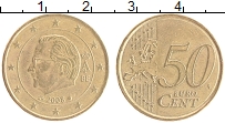 Продать Монеты Бельгия 50 евроцентов 2008 Латунь