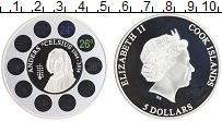 Продать Монеты Острова Кука 5 долларов 2014 Серебро