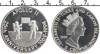 Продать Монеты Теркc и Кайкос 5 крон 1993 Медно-никель