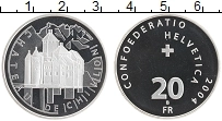 Продать Монеты Швейцария 20 франков 2004 Серебро