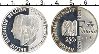 Продать Монеты Бельгия 250 франков 1998 Серебро