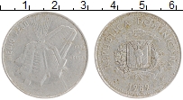 Продать Монеты Доминиканская республика 1 песо 1989 Медно-никель