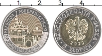 Продать Монеты Польша 2 злотых 2022 Биметалл