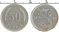 Продать Монеты Финляндия 50 пенни 1944 Железо