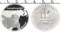 Продать Монеты Южная Корея 5000 вон 2016 Серебро