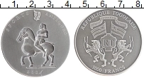 Продать Монеты Того 1000 франков 2004 Серебро