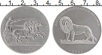 Продать Монеты Конго 10 франков 2001 Серебро