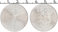 Продать Монеты ЧСФР 100 крон 1992 Серебро