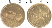 Продать Монеты Остров Хувентуд 1 песо 2011 Латунь
