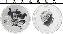 Продать Монеты Ниуэ 2 доллара 2022 Серебро