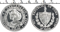 Продать Монеты Куба 10 песо 1990 Серебро