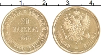 Продать Монеты 1894 – 1917 Николай II 20 марок 1878 Золото