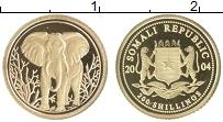 Продать Монеты Сомали 200 шиллингов 2004 Золото