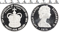 Продать Монеты Каймановы острова 25 долларов 1978 Серебро