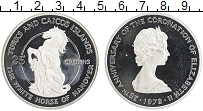 Продать Монеты Теркc и Кайкос 25 крон 1978 Серебро
