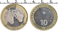 Продать Монеты Швейцария 10 франков 2012 Биметалл