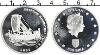 Продать Монеты Гана 500 сика 2002 Серебро