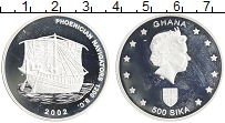 Продать Монеты Гана 500 сика 2002 Серебро