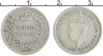 Продать Монеты Гайана 4 пенса 1941 Серебро
