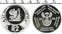 Продать Монеты ЮАР 2 ранда 2006 Серебро
